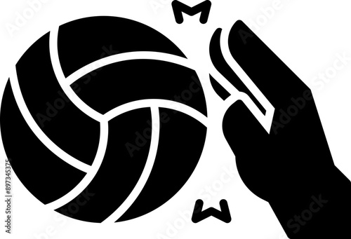 Smash volley icon