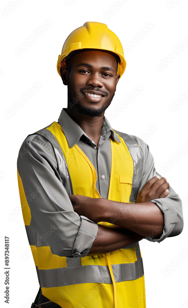 AI Image of Male Engineer, Safety Technician, and Builder with Transparent Background AI Image of Male Engineer, Safety Technician, and Builder with Transparent Background