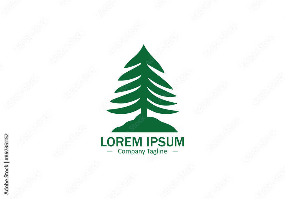 Tree Silhouette Vector for Environmental Conservation Projects Tree Silhouette Vector for Environmental Conservation Projects