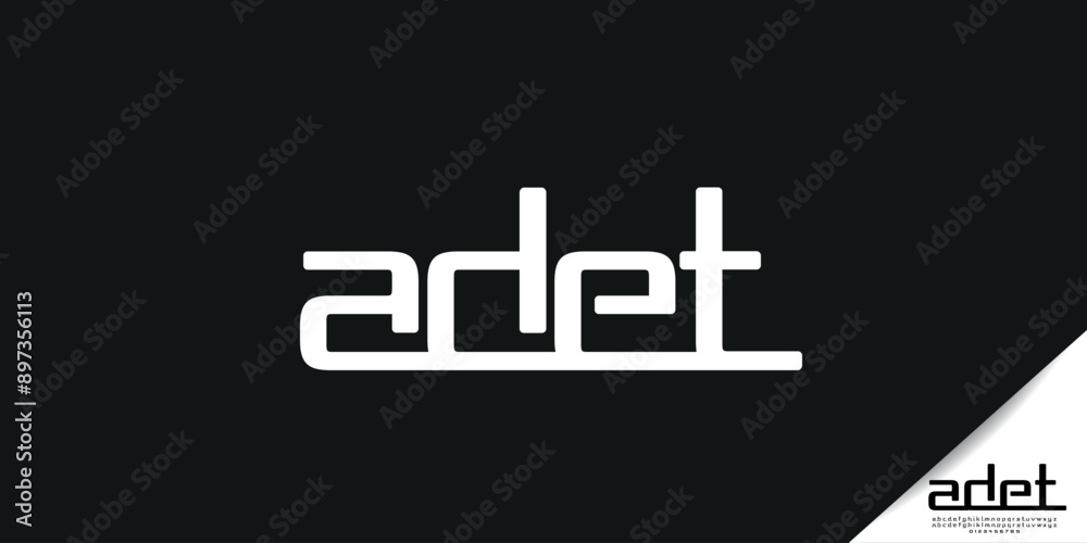 Obraz premium Elegant Modern Serif Alphabet Font Set – Minimalist and Classic Lettering 