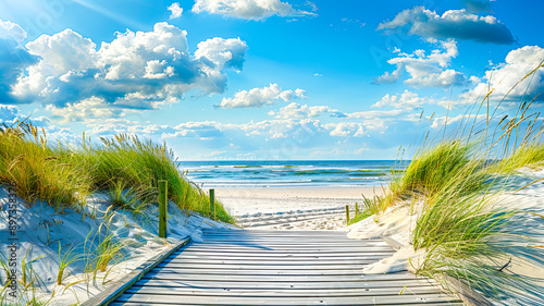 Nordsee, bekannt für ihre weiten Sandflächen, beeindruckenden Dünenlandschaften und das charakteristische Wattenmeer. 