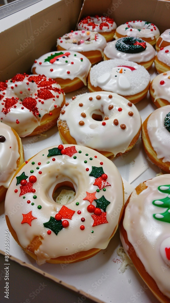 donuts with icing sugar donuts with icing sugar