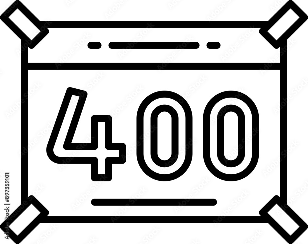 Dorsal number icon Dorsal number icon