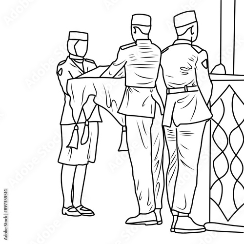 flag troops