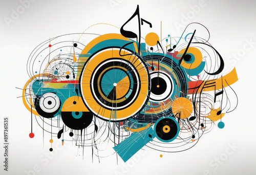 Abstract Music Rhythm