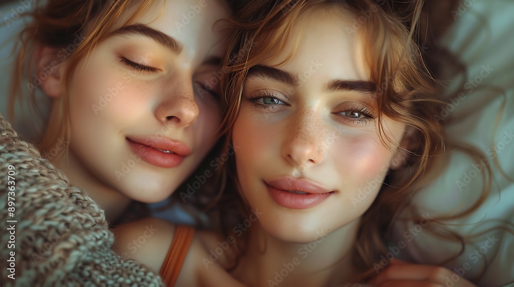 A realistic photograph, 8K resolution, shot on professional DSLR camera, tack-sharp focus, exquisite detail, high dynamic range, warm scene of best friends hugging at home, showcasing love and A realistic photograph, 8K resolution, shot on professional DSLR camera, tack-sharp focus, exquisite detail, high dynamic range, warm scene of best friends hugging at home, showcasing love and