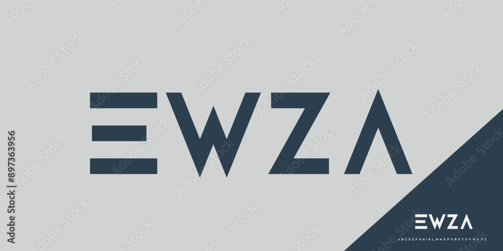 Obraz premium Elegant Modern Serif Alphabet Font Set – Minimalist and Classic Lettering 