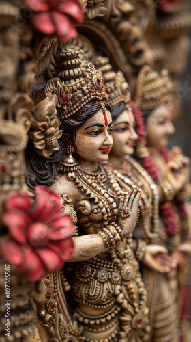 Krishna and Radha - Beautif...