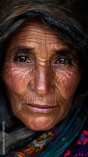 Illustrated Portrait of Afg...