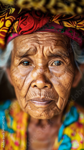 Indonesian Woman Portrait -...