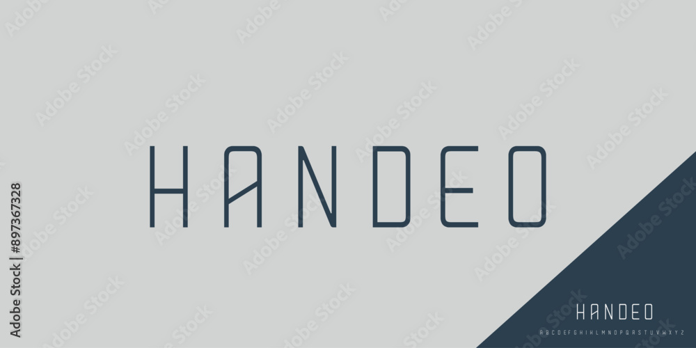 Obraz premium Elegant Minimalist Serif Alphabet Font Collection – Classic and Modern Lettering 