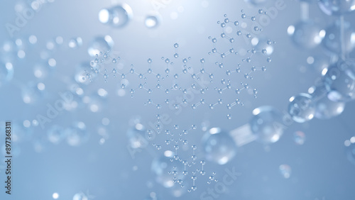 Wallpaper Mural vancomycin molecular structure 3d, glycopeptide antibiotic, structural chemical formula view from a microscope Torontodigital.ca