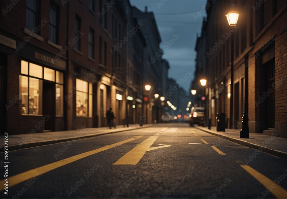 The quiet, dark expanse stretches out, with the soft glow of the lights casting long shadows and creating a sense of calm solitude. The quiet, dark expanse stretches out, with the soft glow of the lights casting long shadows and creating a sense of calm solitude.