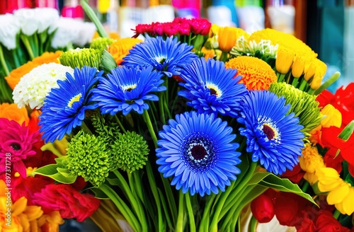 bouquet of colorful flowers