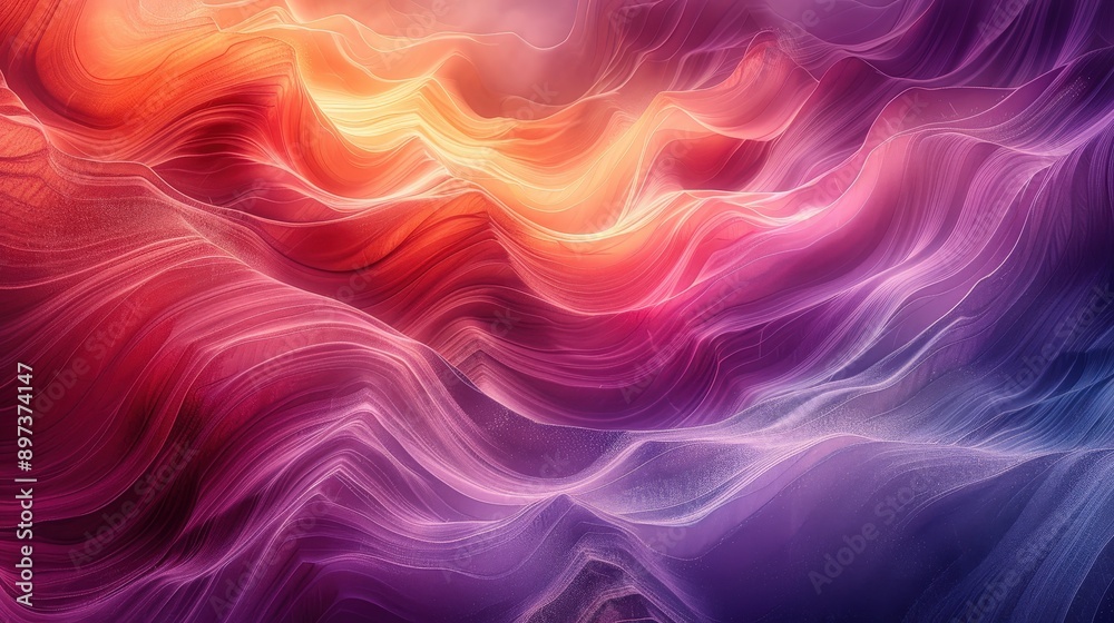 Mesmerizing Waves of Vibrant Color: An Abstract Masterpiece Mesmerizing Waves of Vibrant Color: An Abstract Masterpiece