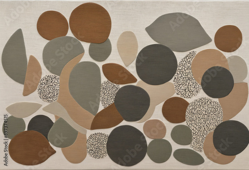 pattern with stones