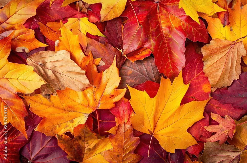 A background of colorful autumn leaves A background of colorful autumn leaves