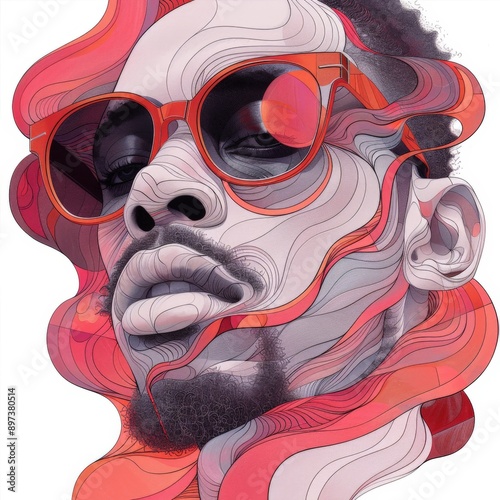 Colorful Futuristic Fashion Illustration