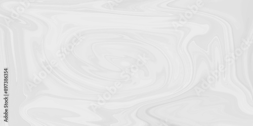 Abstract white and gray color liquid marble surfaces background design. ink backdrop with wavy pattern. modern background design with luxury cloth or liquid wave or wavy folds of grunge silk texture.