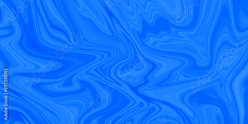 Abstract blue color liquid marble surfaces background design. ink backdrop with wavy pattern. modern background design with luxury cloth or liquid wave or wavy folds of grunge silk texture.