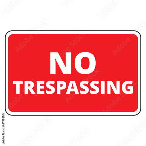 Cartel de no pasar. Vector