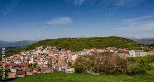 Bild auf Leinwand Miranda, Molise, Italy. Spectacular spring panorama. 2024