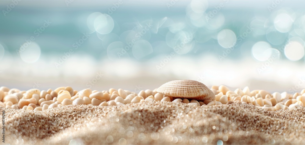 A beautiful blurred background of a sandy beach and blue sea water, enhanced by a bokeh effect, creates a vivid summer concept that is both serene and visually appealing. A beautiful blurred background of a sandy beach and blue sea water, enhanced by a bokeh effect, creates a vivid summer concept that is both serene and visually appealing.