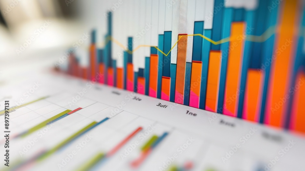 Bar graph with a sharp increase in stock values on a clean white background, reflecting strong market performance. Bar graph with a sharp increase in stock values on a clean white background, reflecting strong market performance.