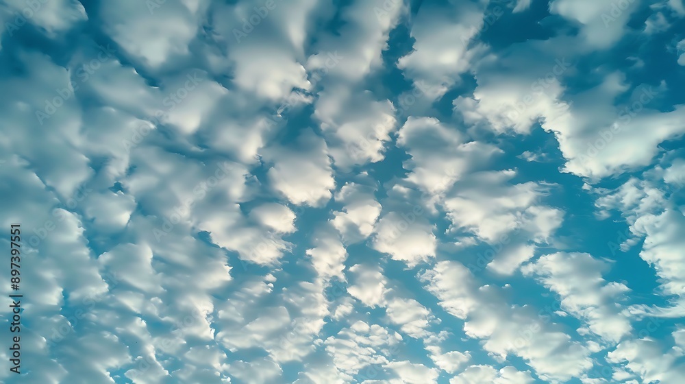 Fototapeta premium White Clouds in Blue Sky