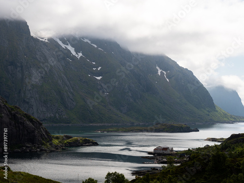 Mountain and a house