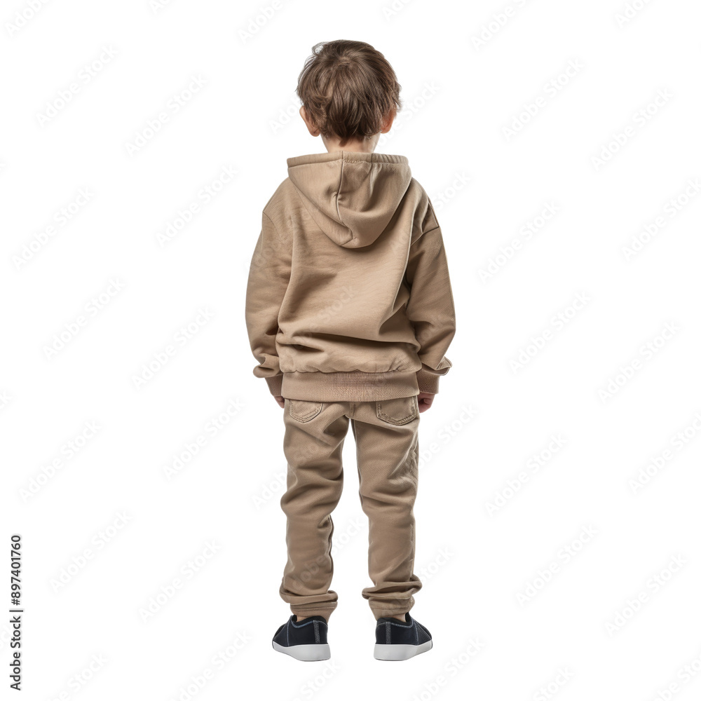 boy stand back view isolated on transparent background cutout boy stand back view isolated on transparent background cutout
