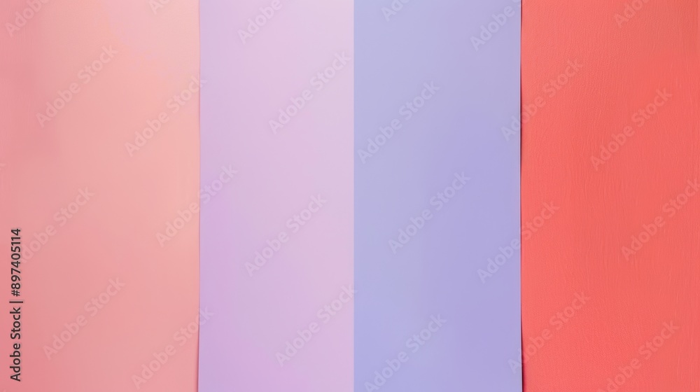 Four soft pastel vertical stripes in pink, purple, lavender, and coral create a modern, stylish, and vibrant background for design projects. Trendy and minimalistic, perfect for adding creativity Four soft pastel vertical stripes in pink, purple, lavender, and coral create a modern, stylish, and vibrant background for design projects. Trendy and minimalistic, perfect for adding creativity