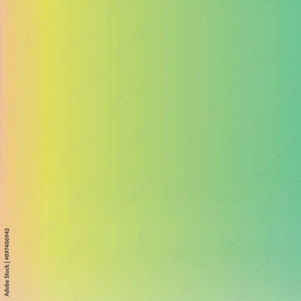 Obraz premium Soft Pastel Gradient Background in Tones of Green and Yellow