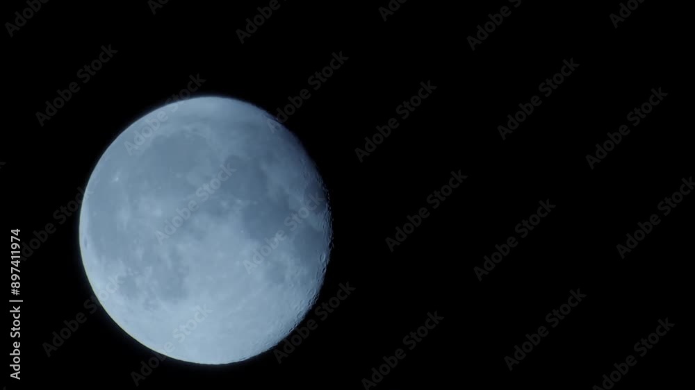 Full Moon shining brightly in the calm night sky, a celestial wonder of our universe Full Moon shining brightly in the calm night sky, a celestial wonder of our universe