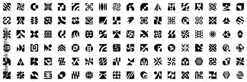 Abstract logos collection. Geometrical abstract logos. Icon design	
