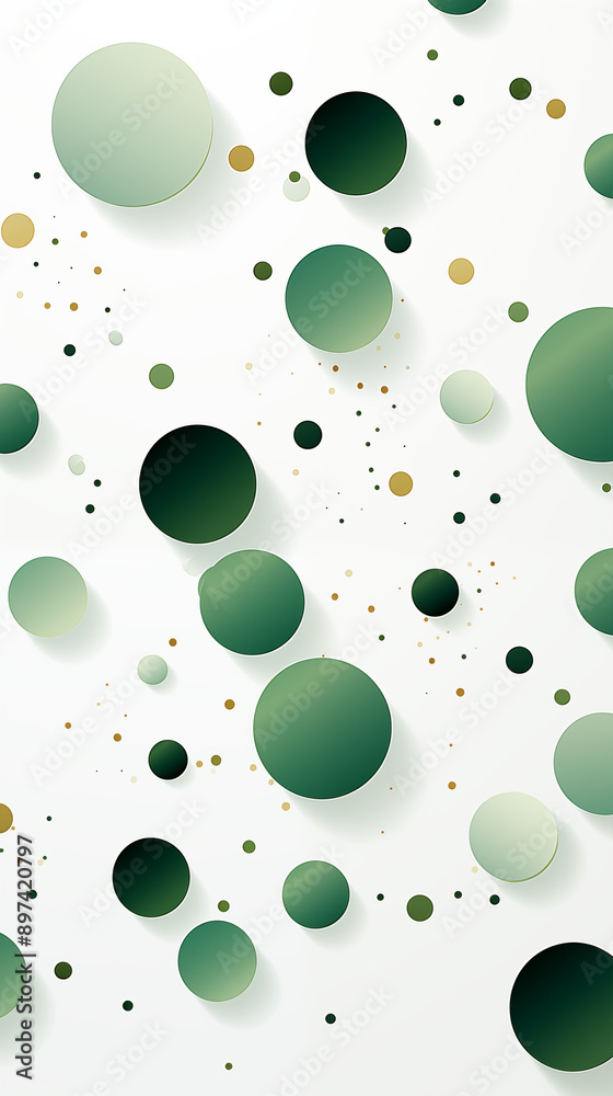 Green Circles, Balls, Spheres, on White Background, Abstract Image, Texture, Pattern Background, Wallpaper, Cover and Screen of Smartphone, Cell Phone, Computer, Laptop, Format 9:16 and 16:9 Green Circles, Balls, Spheres, on White Background, Abstract Image, Texture, Pattern Background, Wallpaper, Cover and Screen of Smartphone, Cell Phone, Computer, Laptop, Format 9:16 and 16:9