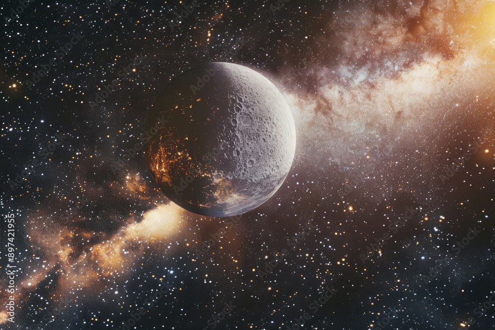 Obraz premium Planet in Sky