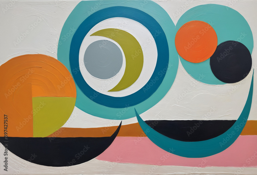 Obraz premium Abstract Circles Harmony