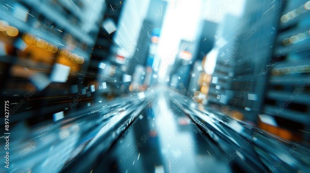 A dynamic city scene captured with motion blur, showing rapid streaks of lights and buildings moving past as though viewed at high speed, evoking modern urban energy. A dynamic city scene captured with motion blur, showing rapid streaks of lights and buildings moving past as though viewed at high speed, evoking modern urban energy.