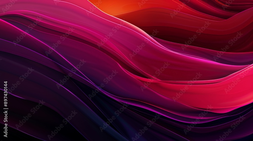 Abstract background forming dynamic red and purple waves, perfect for websites and presentations Abstract background forming dynamic red and purple waves, perfect for websites and presentations