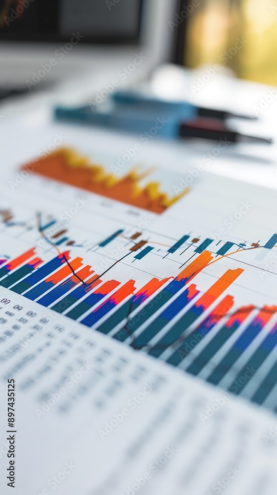 Clean white surface displaying a bar chart with a sharp rise in stock prices, reflecting strong market performance. Clean white surface displaying a bar chart with a sharp rise in stock prices, reflecting strong market performance.