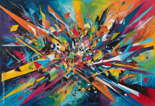 Abstrac Chromatic Chaos