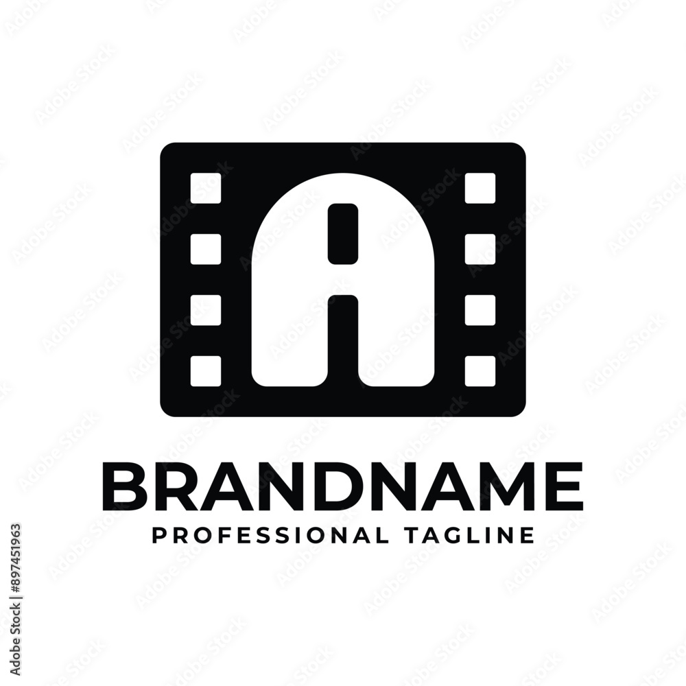 Letter A Movie Logo, Perfect for Film Production Studios Letter A Movie Logo, Perfect for Film Production Studios