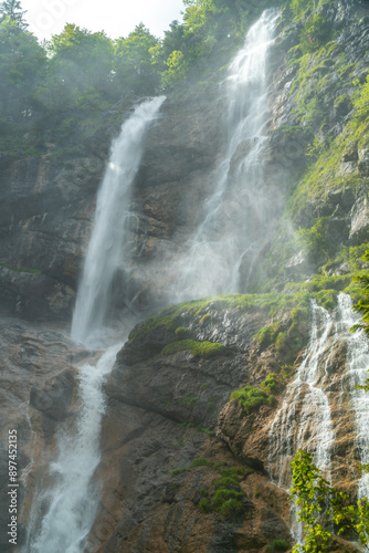 Waldbachstrub Wasserfall in Hallstatt Salzkammergut photo