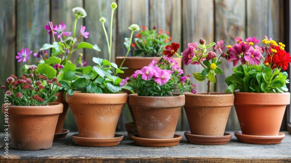 Decorating flower pots Decorating flower pots