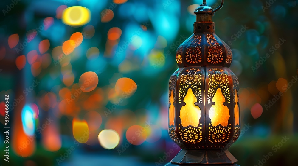 Ornamental Lantern with Warm Glow Ornamental Lantern with Warm Glow