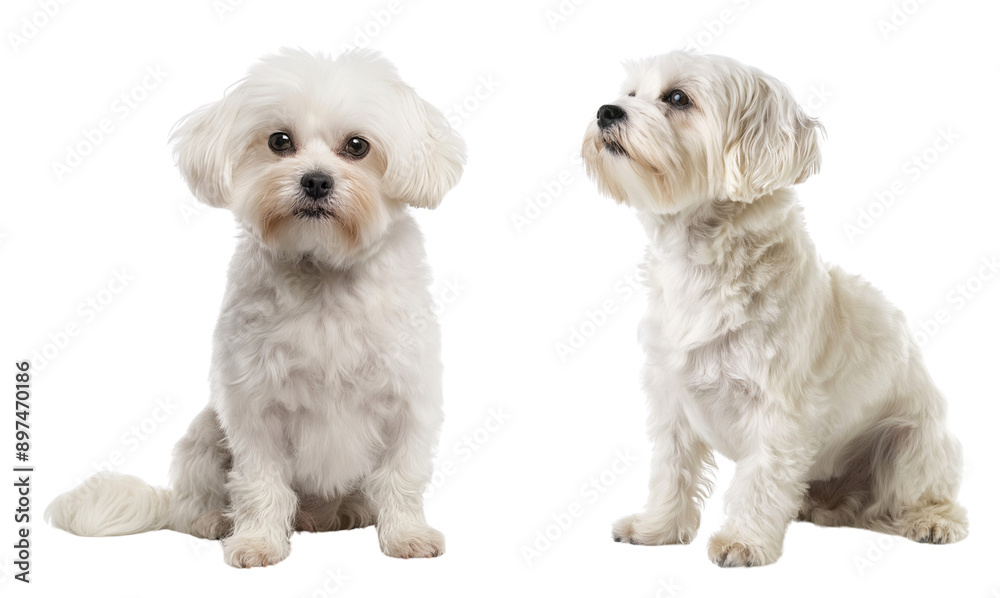 frise bichon pets isolated on transparent or white background frise bichon pets isolated on transparent or white background