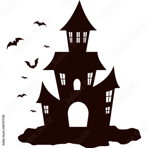 Halloween Castle Silhouette
