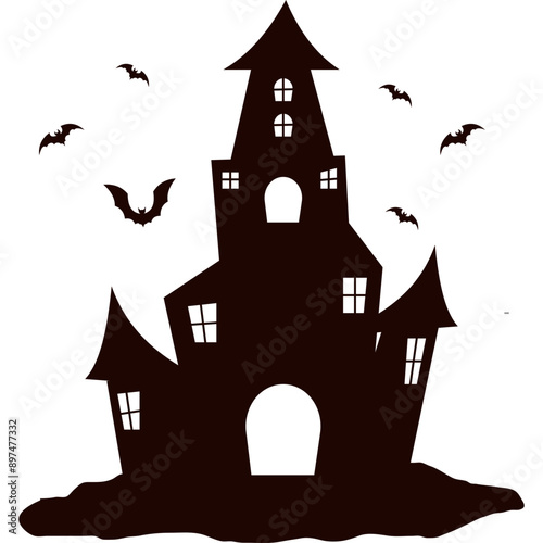 Halloween Castle Silhouette
