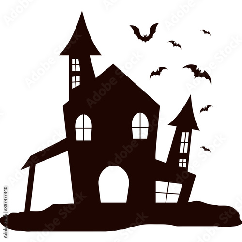 Halloween Castle Silhouette
